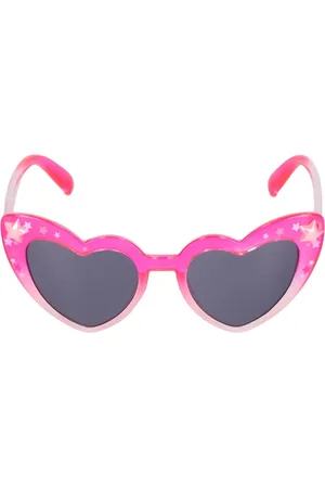 Iconic Large Bubble Heart Shape Cute Plastic Sunglasses Pink Smoke -  Walmart.com