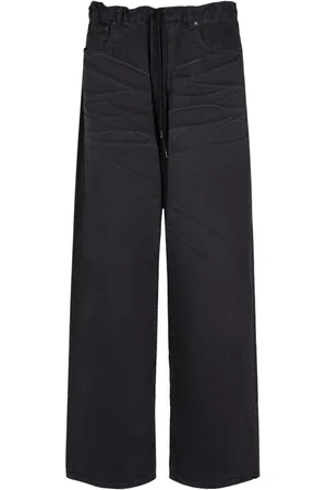 Balenciaga Baggy Oversized Cotton Denim Jeans