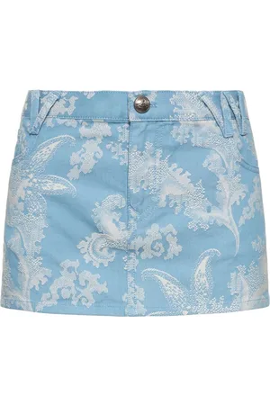 Vivienne Westwood Foam Cotton Jacquard Mini Skirt