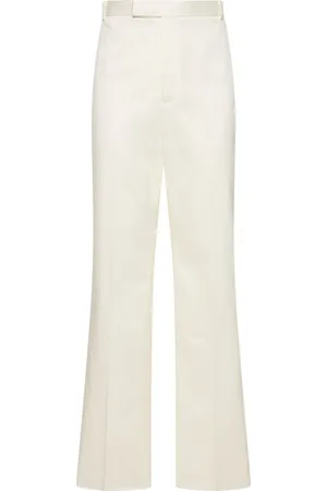 Thom Browne Mid Rise Straight Leg Chino Pants