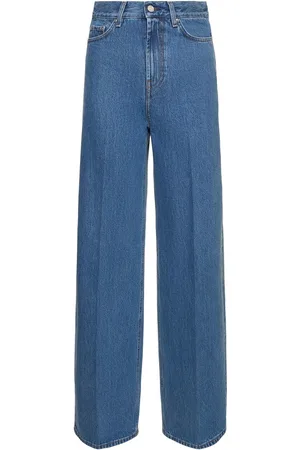 Totême Wide Denim Cotton Jeans