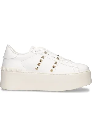 VALENTINO GARAVANI Rockstud Leather Sneakers