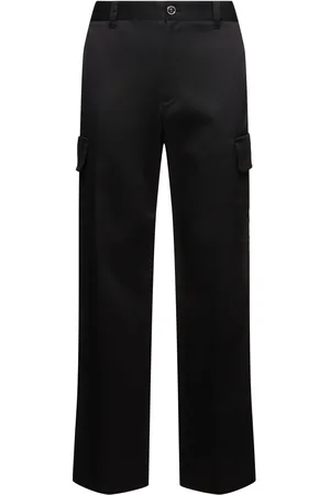 VERSACE Cotton Gabardine Cargo Pants