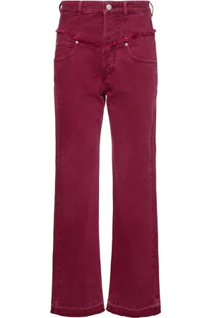 Maroon High Rise Skinny Jeggings