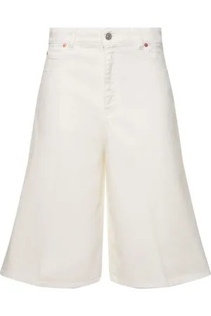 Victoria Beckham Oversized Cotton Bermuda Shorts