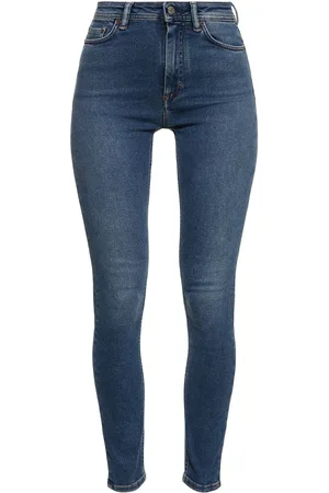 Buy VAP Store 4 Button Dark Blue High Waist Women Denim Jeans Online at  Best Prices in India - JioMart.