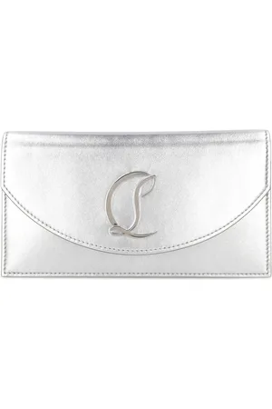 Christian Louboutin Loubi54 Laminated Leather Clutch