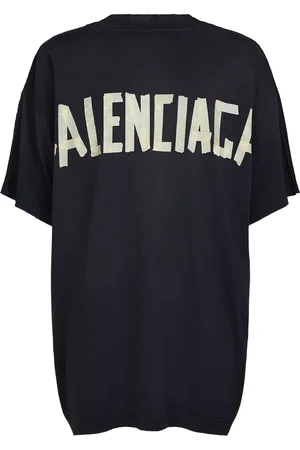 Balenciaga Double Front Logo Cotton T-shirt