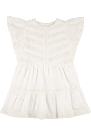 The New Society Embroidered Cotton Poplin Dress