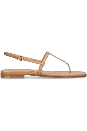 Michael Kors 10mm Ali Leather Flat Sandals