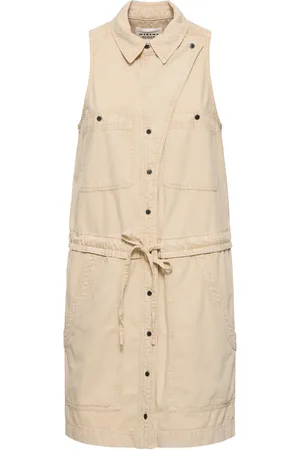 Marant Etoile Ines Sleeveless Cotton Midi Dress