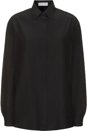Michael Kors Silk & Cotton Taffeta Shirt