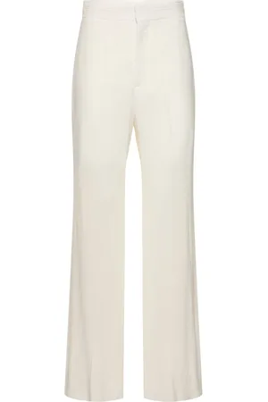 Victoria Beckham Straight Viscose Blend Pants