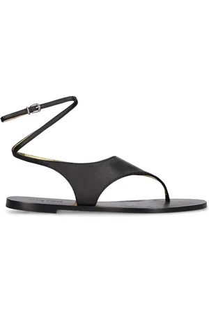 PARIS TEXAS 5mm Amalfi Leather Flat Sandals