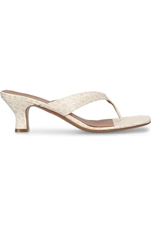 PARIS TEXAS 55mm Portofino Croc Embossed Mules