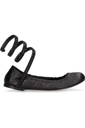 RENE CAOVILLA 10mm Leather Ballerinas