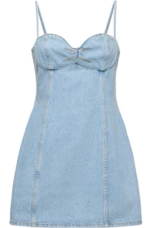 MAGDA BUTRYM Cotton Denim Mini Dress