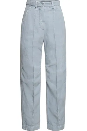 Brunello Cucinelli Cotton & Linen Wide Pants
