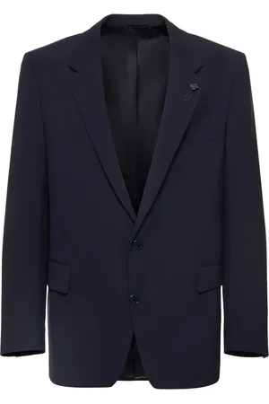 LARDINI Miami Wool Blend Single Breast Blazer