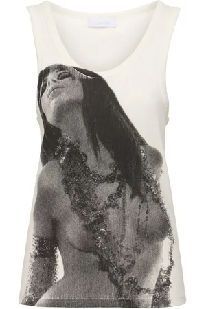 Paco rabanne Printed Jersey Top