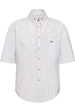 Vivienne Westwood Striped Cotton Poplin S/s Shirt