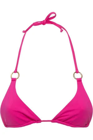 Louisa Ballou Mini Ring Triangle Bikini Top