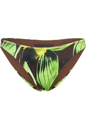 Louisa Ballou Scoop Printed Bikini Bottom