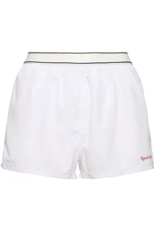 Sporty & Rich Serif Logo Sport Shorts