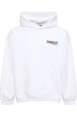 Balenciaga Political Logo Cotton Hoodie