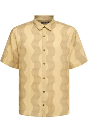 Frescobol Carioca Castro Cabana Striped Linen Shirt
