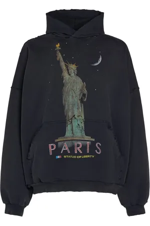 Balenciaga Paris Liberty Cotton Sweatshirt Hoodie