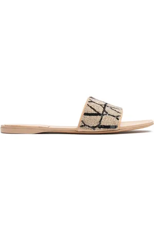 VALENTINO GARAVANI 5mm Iconographie Embroidered Flats