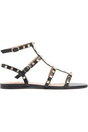 VALENTINO GARAVANI Rockstud Leather Sandals