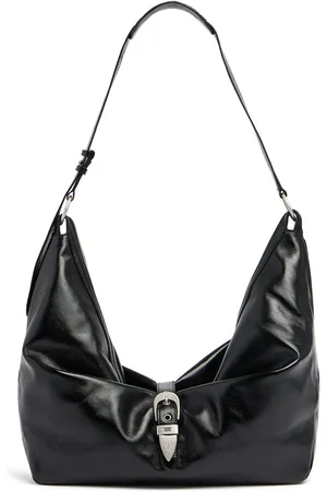 MARGE SHERWOOD Belted Hobo Leather Shoulder Bag