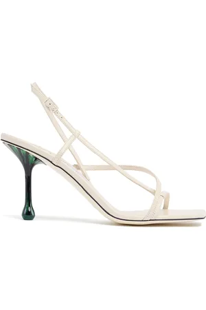Jimmy Choo 80mm Etana Leather Sandals