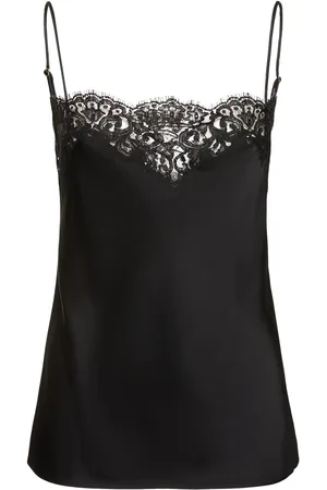 Stella McCartney Iconic Satin & Lace Camisole Top