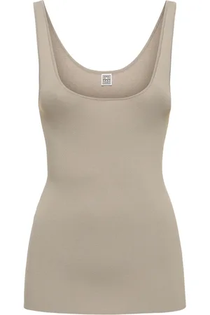 Totême Compact Knit Viscose Tank Top