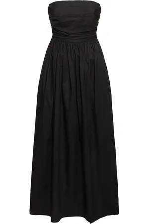MATTEAU Strapless Cotton Maxi Dress