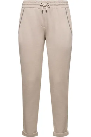 Brunello Cucinelli Cotton Blend Jersey Sweatpants