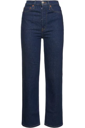 RE/DONE 70s Ultra High Rise Stove Pipe Jeans