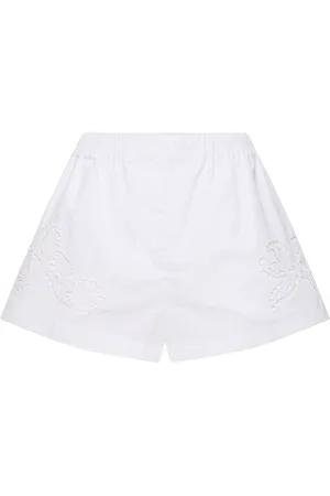 VERSACE Baroque Print Poplin Shorts