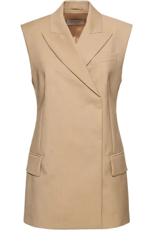 Sportmax Ilex Wool Blend Sleeveless Jacket