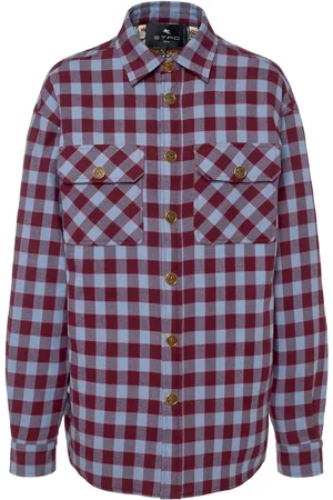 Etro Cotton Poplin Shirt Jacket W/ Pockets