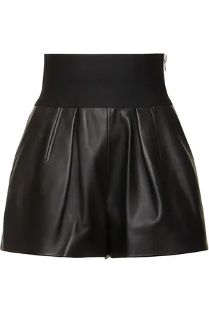 Alexander Wang Safari Leather Shorts