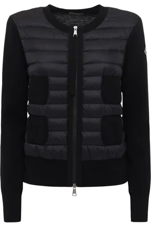 Moncler Padded Virgin Wool Zip-up Down Cardigan