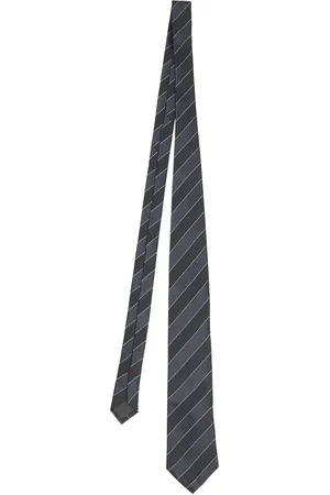 Brunello Cucinelli Chevron Silk Tie