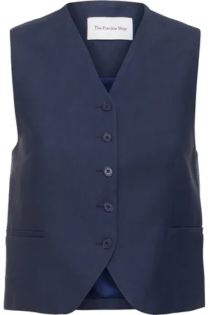The Frankie Shop Chelsea Viscose & Linen Vest
