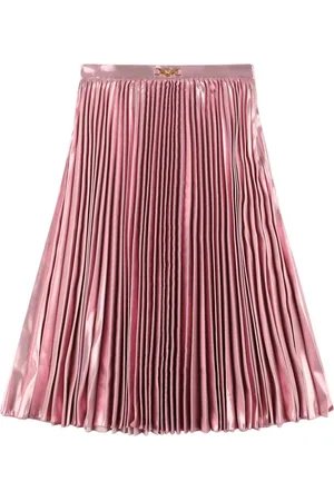 VERSACE Poly Blend Twill Maxi Skirt