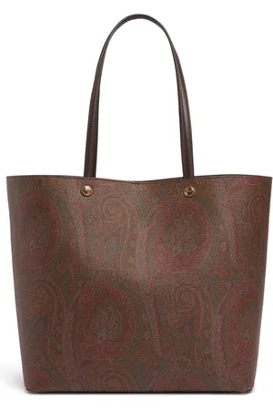 Etro Xl Essential Arnica Shopping Bag
