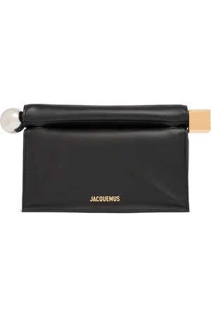 Jacquemus La Pochette Rond Carre Leather Clutch
